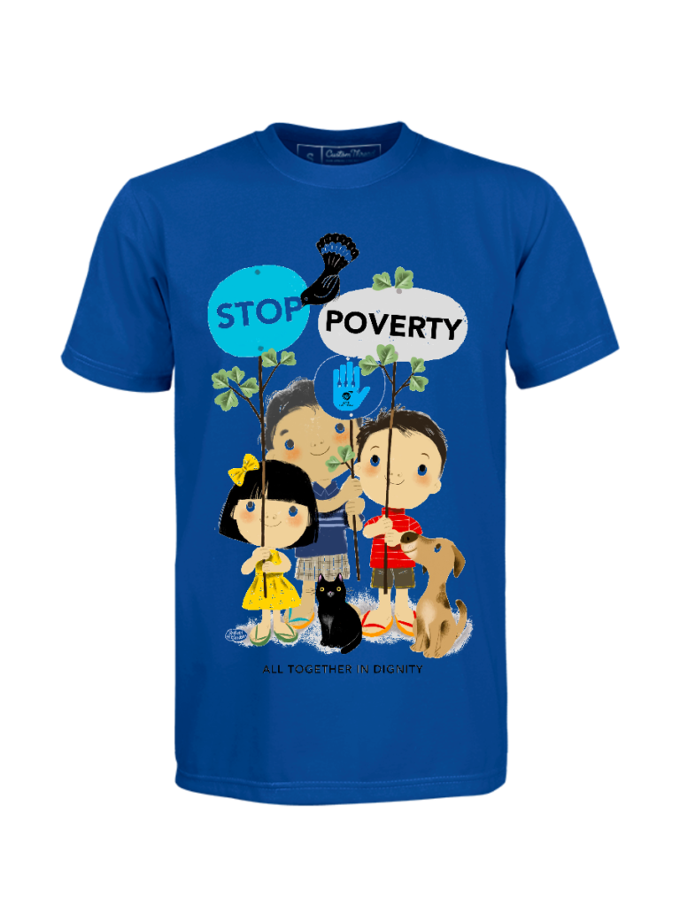 Stop Poverty Tshirt by Robert Alejandro