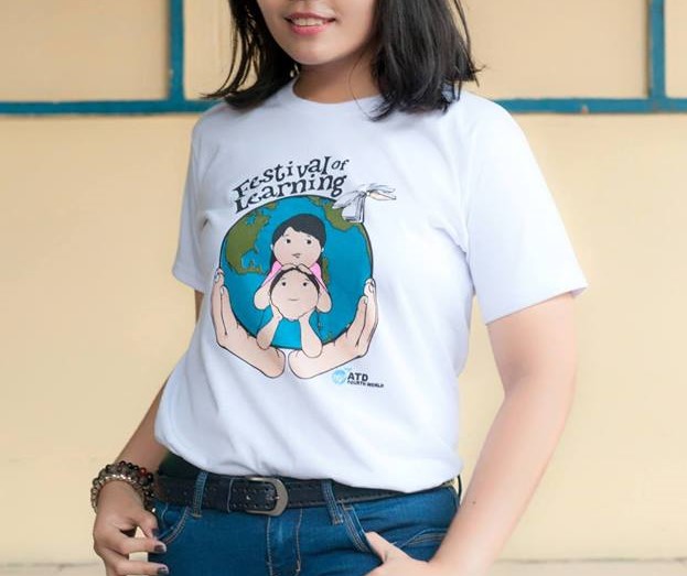 festival of learning 2019 t-shirt design by wendel fernandez of ATD Fourth World Philippines - stop poverty